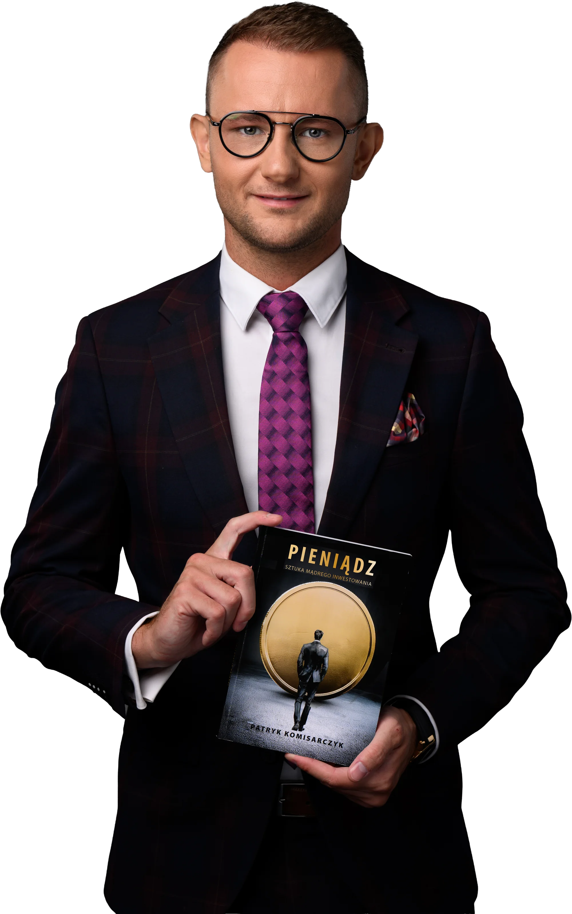 Patryk Komisarczyk z książką „Pieniądz"
